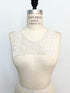 Ivory and Ecru Applique for Front Top